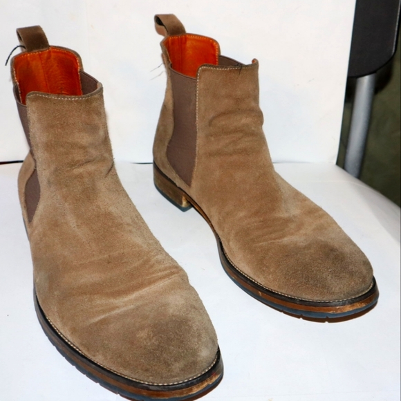 Men's Tan Chelsea Boots - Picture 7 of 10